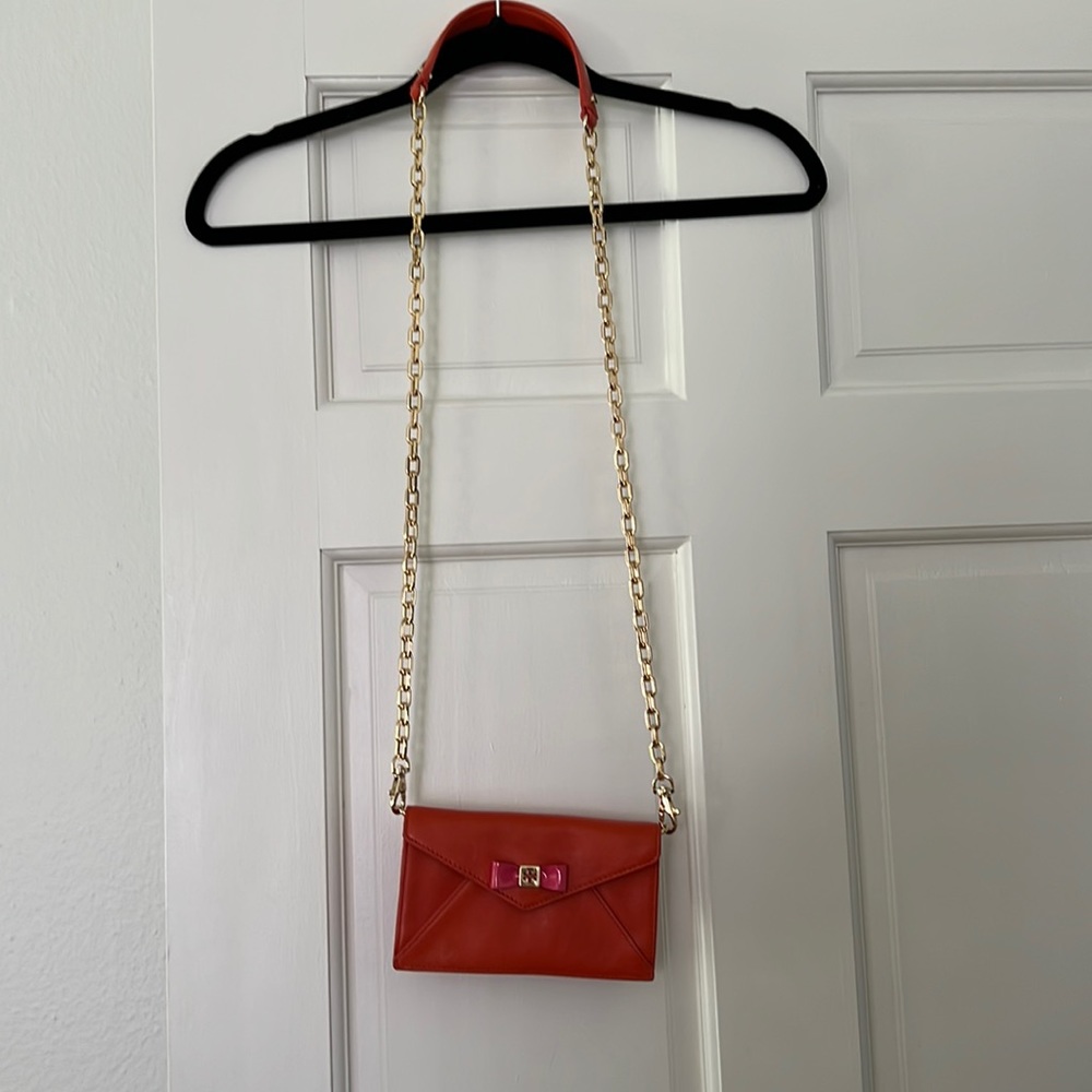 Tory Burch mini pink and orange cross body